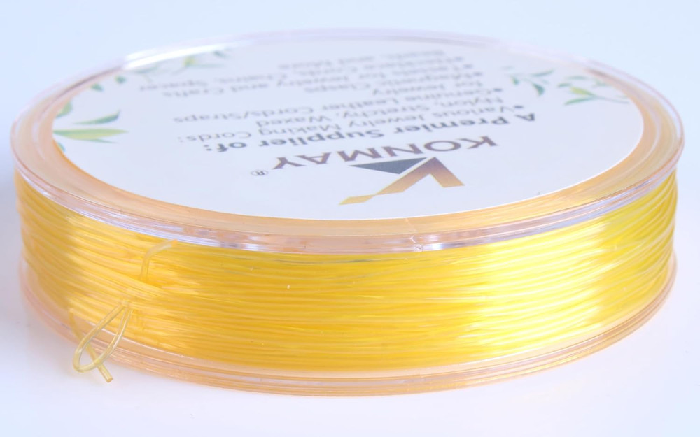 0.6Mm Stretchy Bracelet String, 38 Yards Elastic Crystal String,Thin Elastic Bea