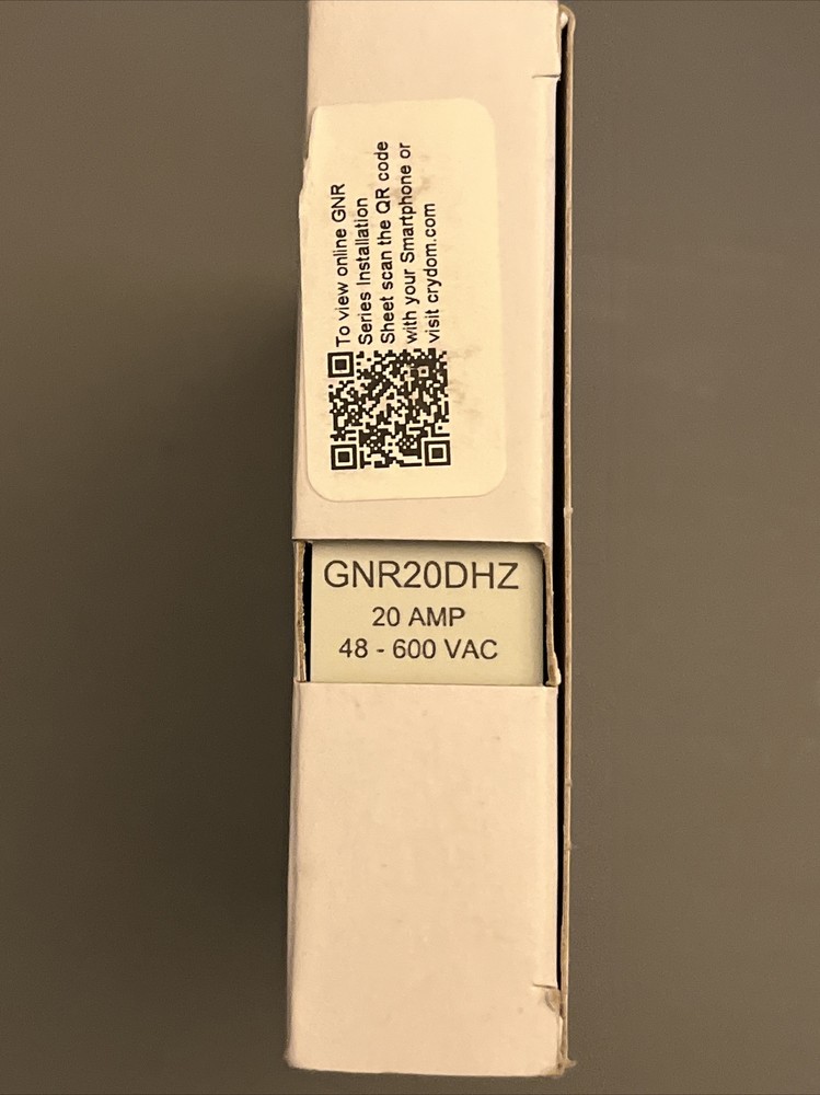 Crydom GNR20DHZ Cooltech Solid State Relay DIN Rail New