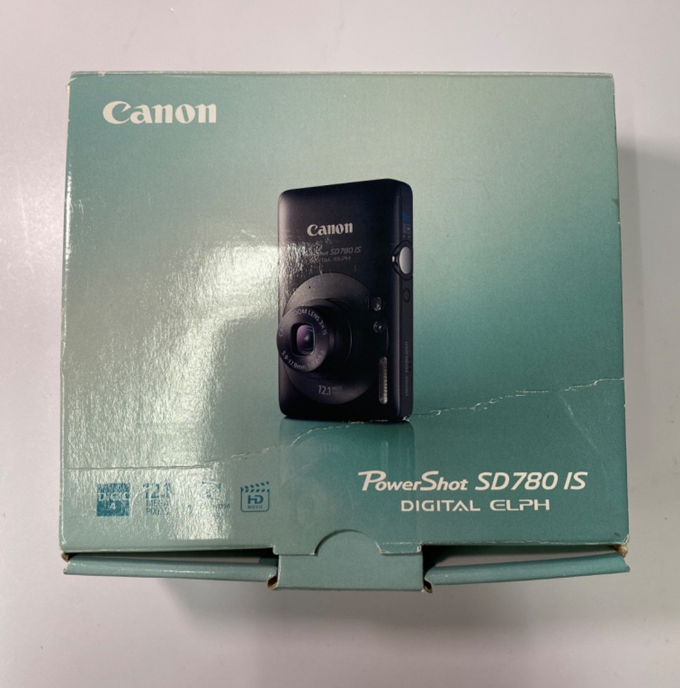 Canon PowerShot Digital ELPH SD780 IS 12.1 MP Compact Camera Bundle *WORKING