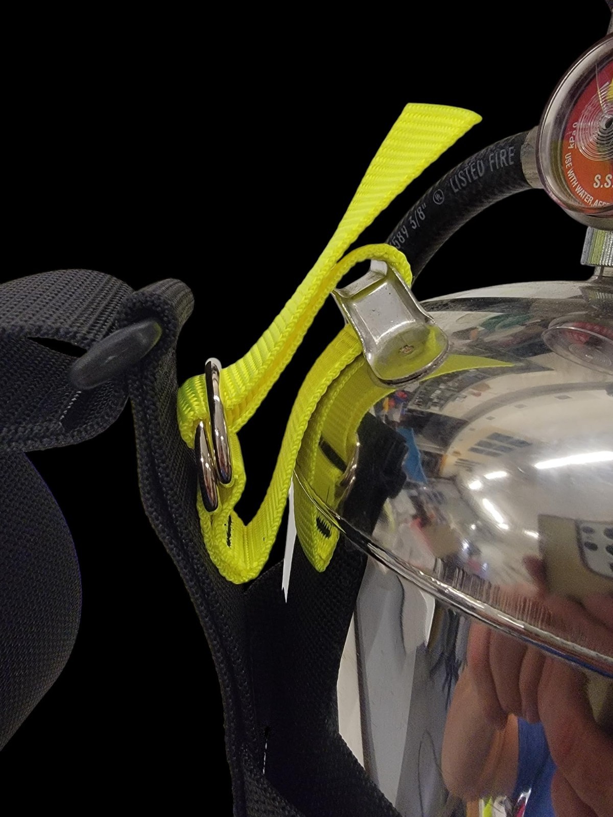 Firefighter Water Extinguisher Can Sling - PERSONALIZATION INCLUDED