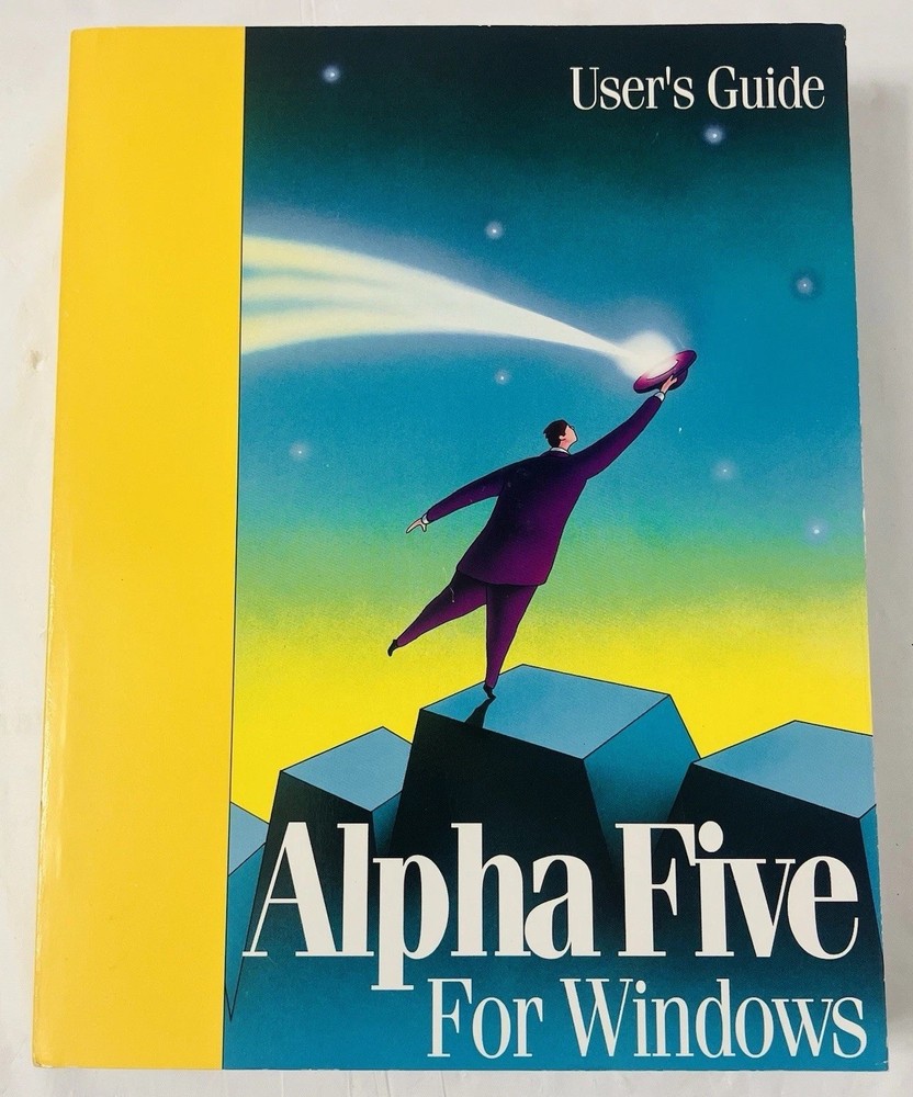 Alpha Five For Windows Manuals Set (4) User Guide Tutorial Xbasic Reference 1994