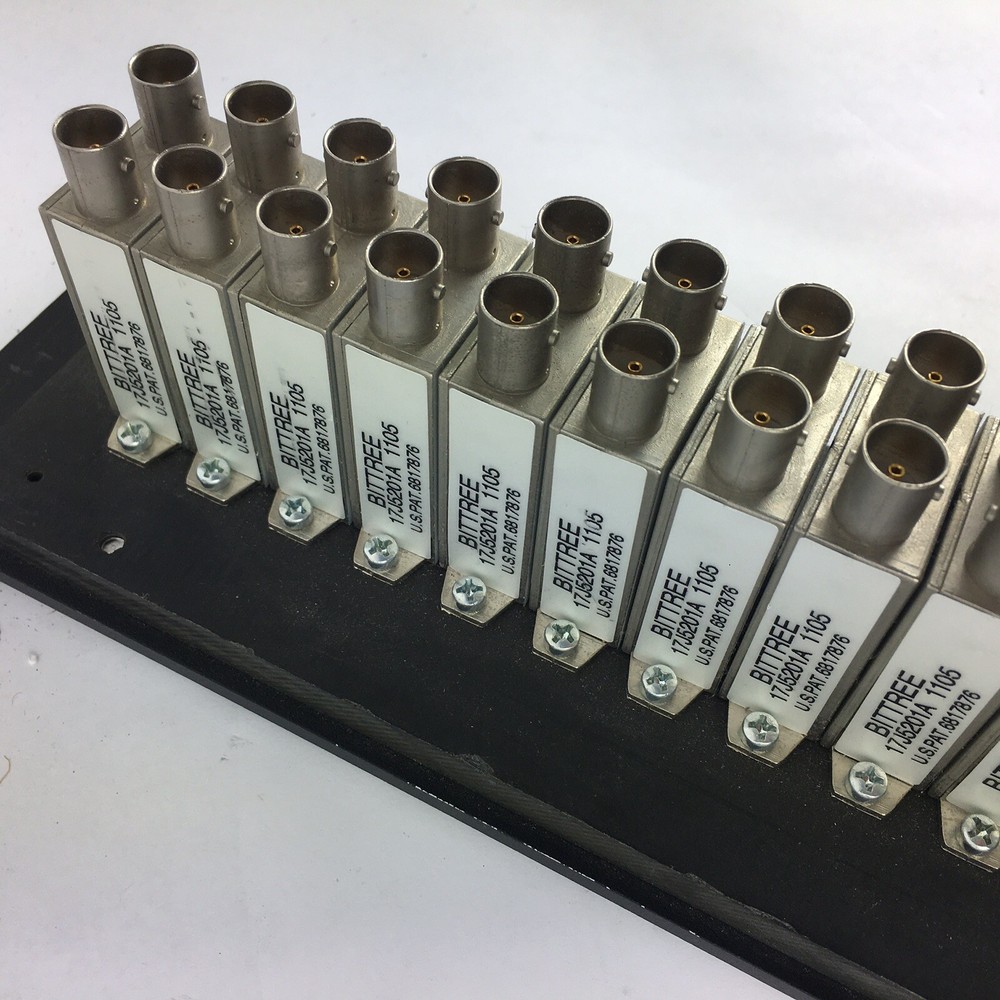 Bittree B52T-2WTHD 2x26 2RU Panel Black Normalling Terminating Audio Patchbay