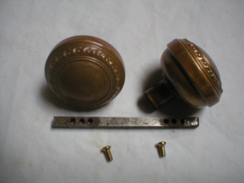 Antique Victorian Doorknob Pair