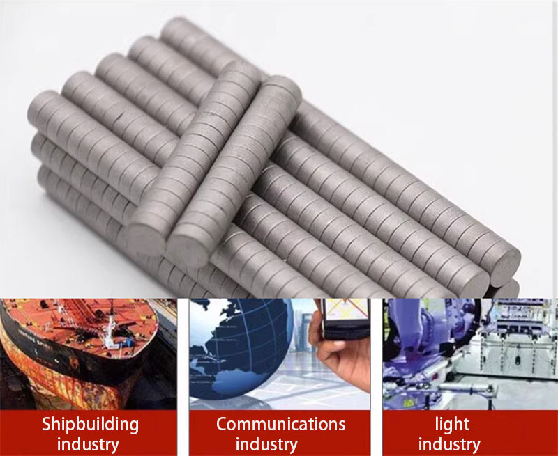 Diameter 12mm-40mm high-temperature resistant samarium cobalt disk strong magnet