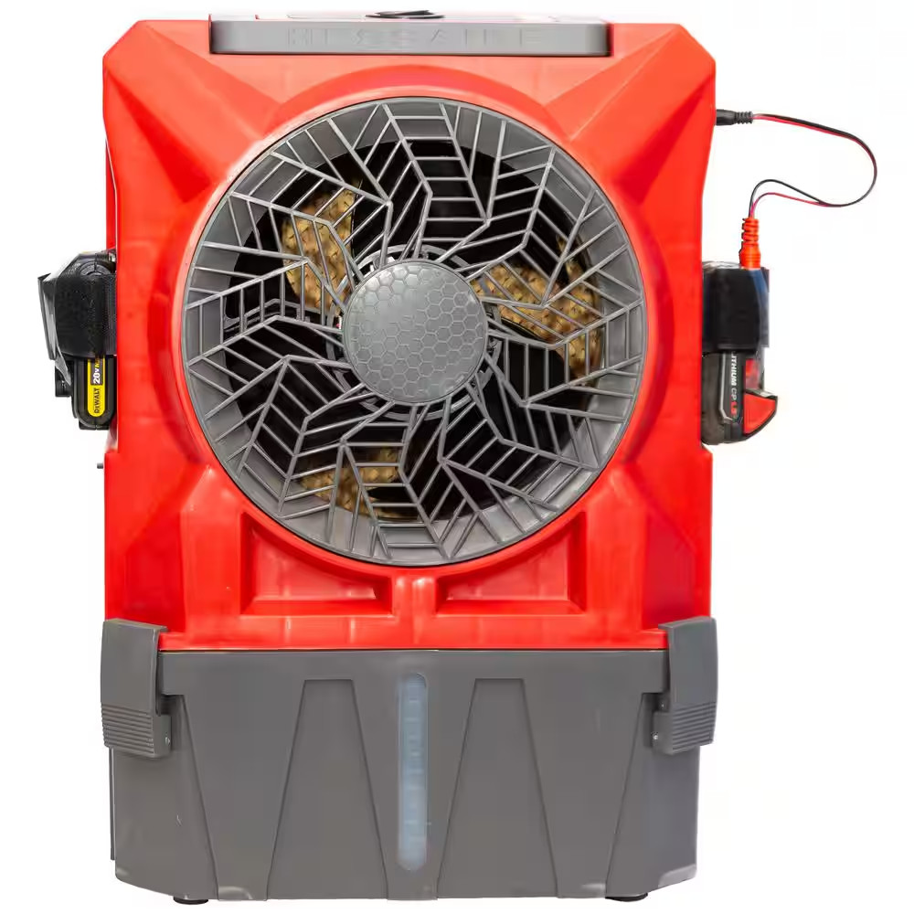 Universal 18-Volt Battery Powered 900 CFM Variable Speed Portable Evaporative Co