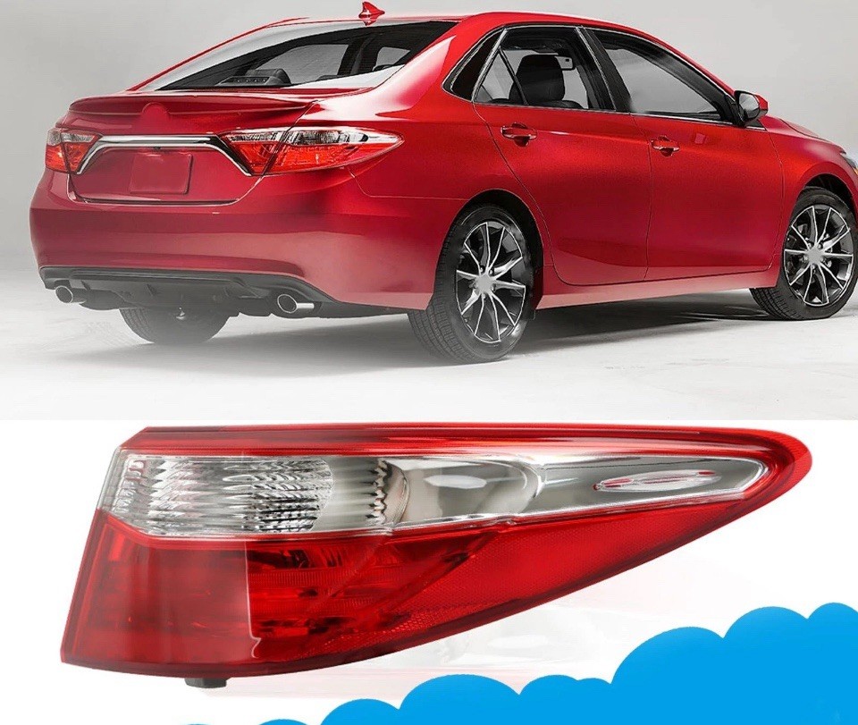 1-Pack RH Tail Light Assembly Replacement for Camry 2015-2017 Passenger Side