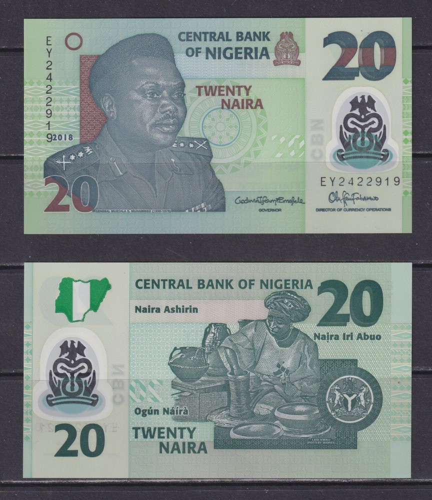 NIGERIA - 2018 20 Naira UNC