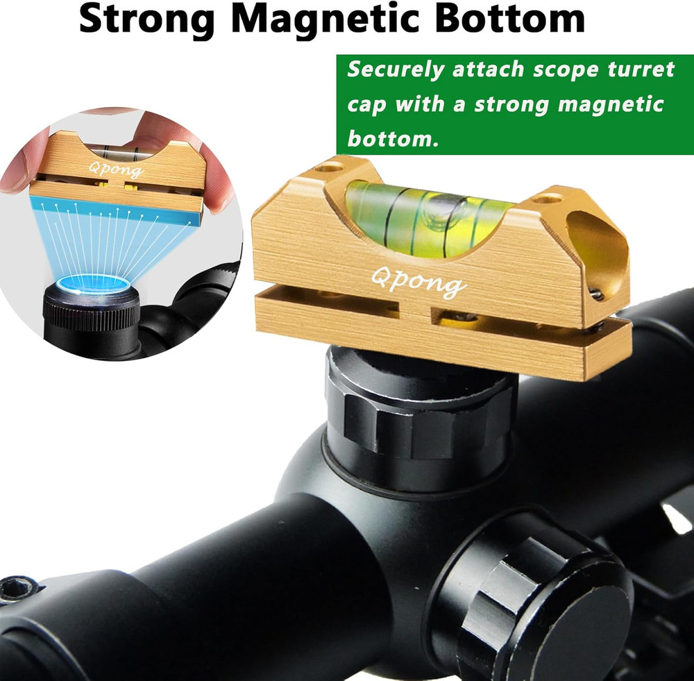 Scope Leveling Kit Scope Level Magnetic Leveling Tool High-Precision Bubble Leve