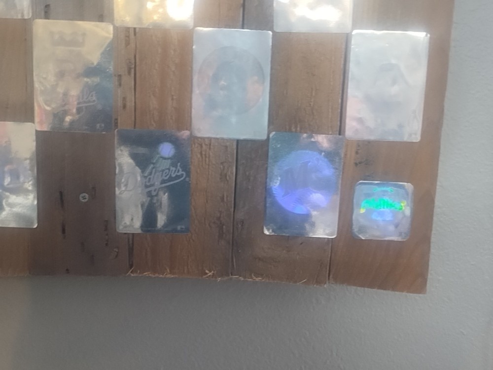 Baseball Wood Art