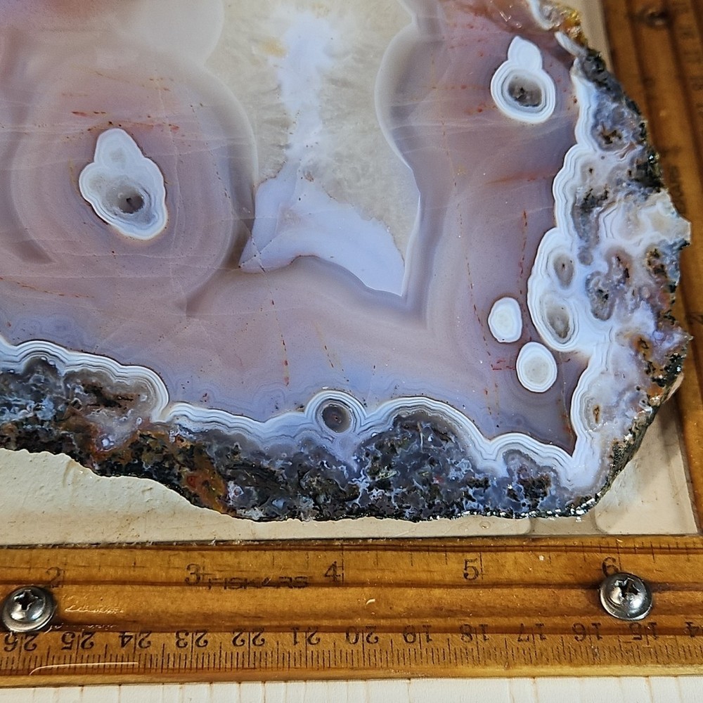 Moroccan Agate , beautiful color and pattern. 2LBS 7.6OZ.
