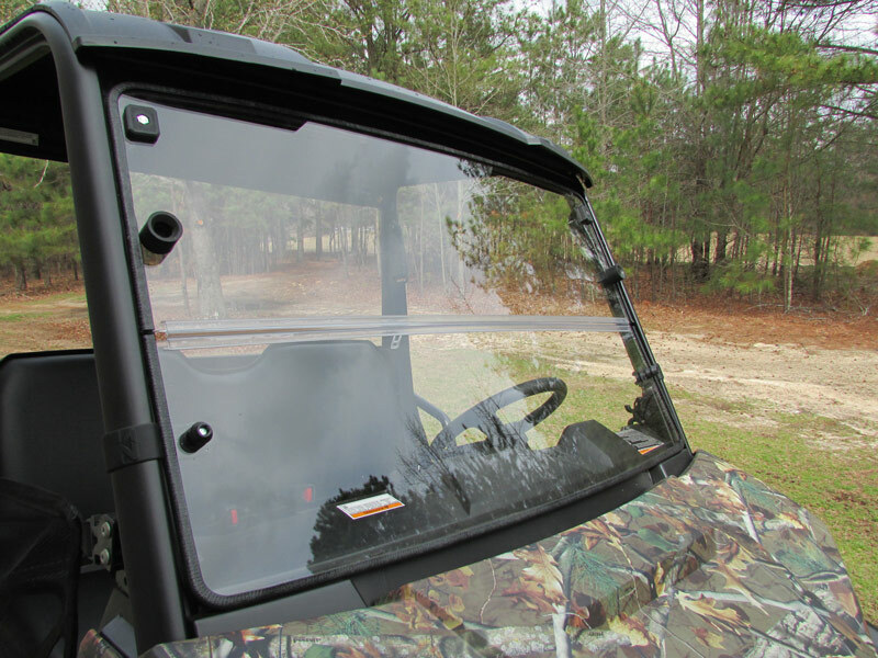 2015+ Polaris Ranger Mid Size EV Front Windshield Folding Flip Down Versa-Fold