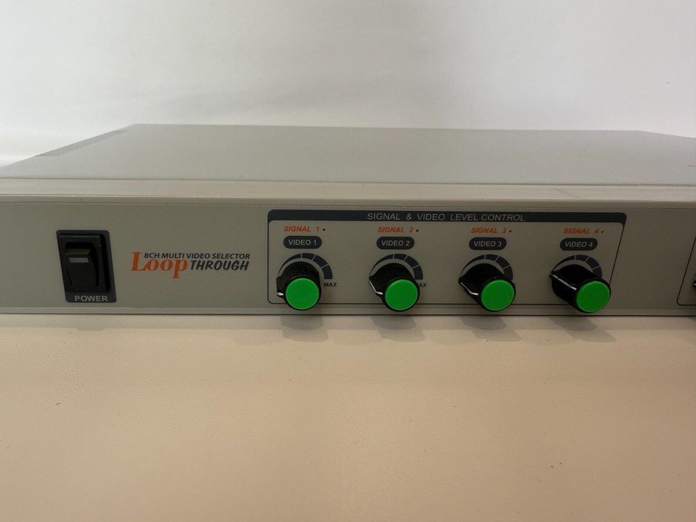 Loop Through, Level Control Eyemax 8CH Amplifier Splitter Multi Video Selector
