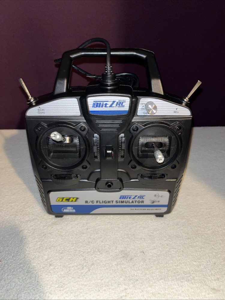 Blitz RC R/C 6CH Flight Simulator Brand New!