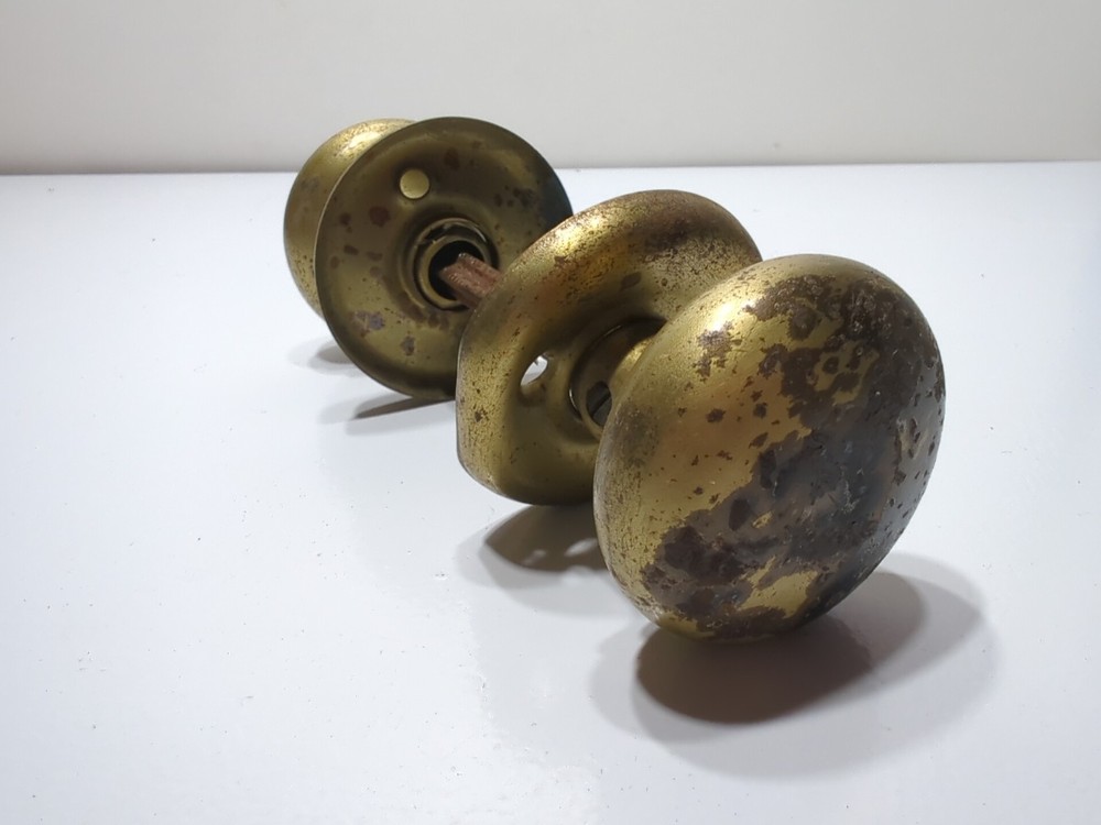 ✨VINTAGE✨ Brass Door Knobs Handles Plates Old