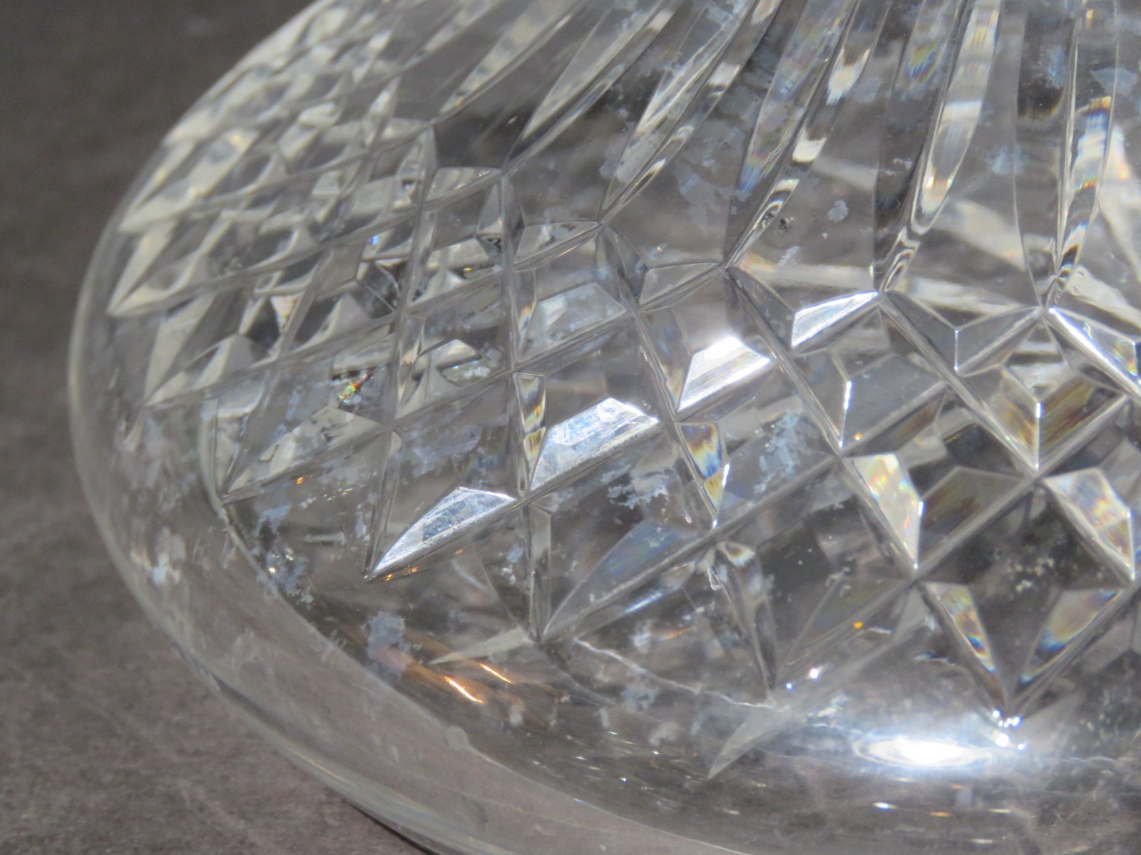 Waterford "Lismore" Pattern Irish Crystal Ship's Decanter