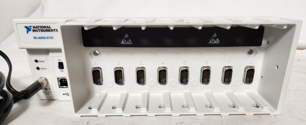 NI cDAQ-9172 USB CompactDAQ Chassis with Power Supply VGC