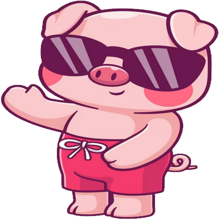 30 Custom Cool Little Pig Personalized Address Labels