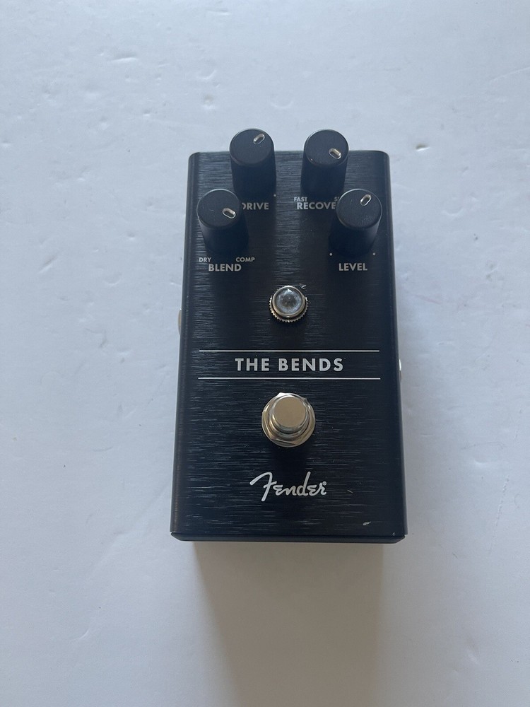 Fender The Bends Compressor Compression Guitar Effect Pedal + Original Box