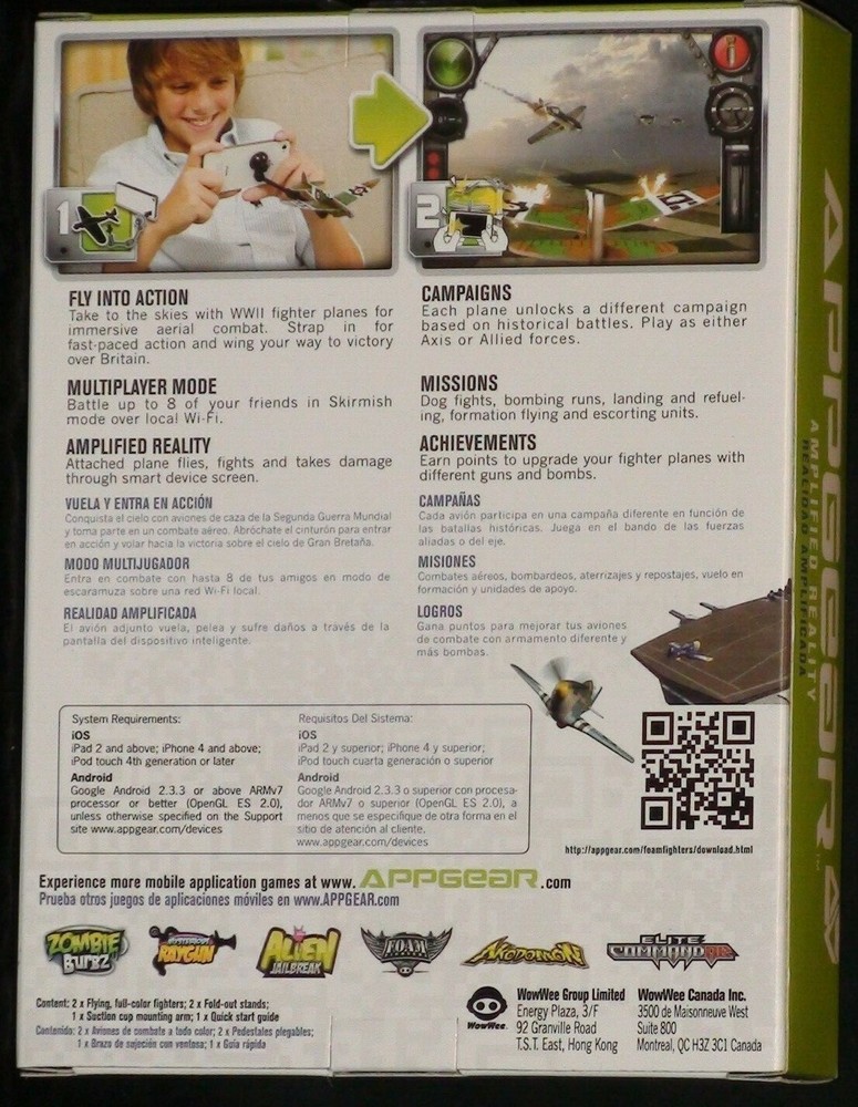 Appgear Elite Command Ar & Foam Fighters For iPhone And Android New