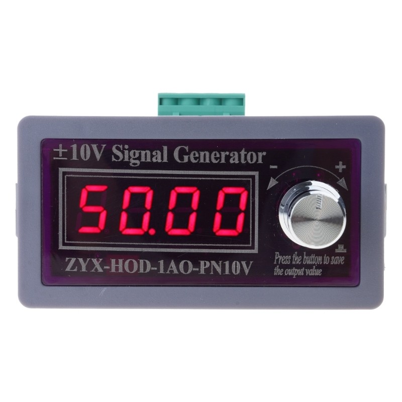 Positive and Negative ±10v+5v/0-10v Voltage Source Signal Generator Meter Block