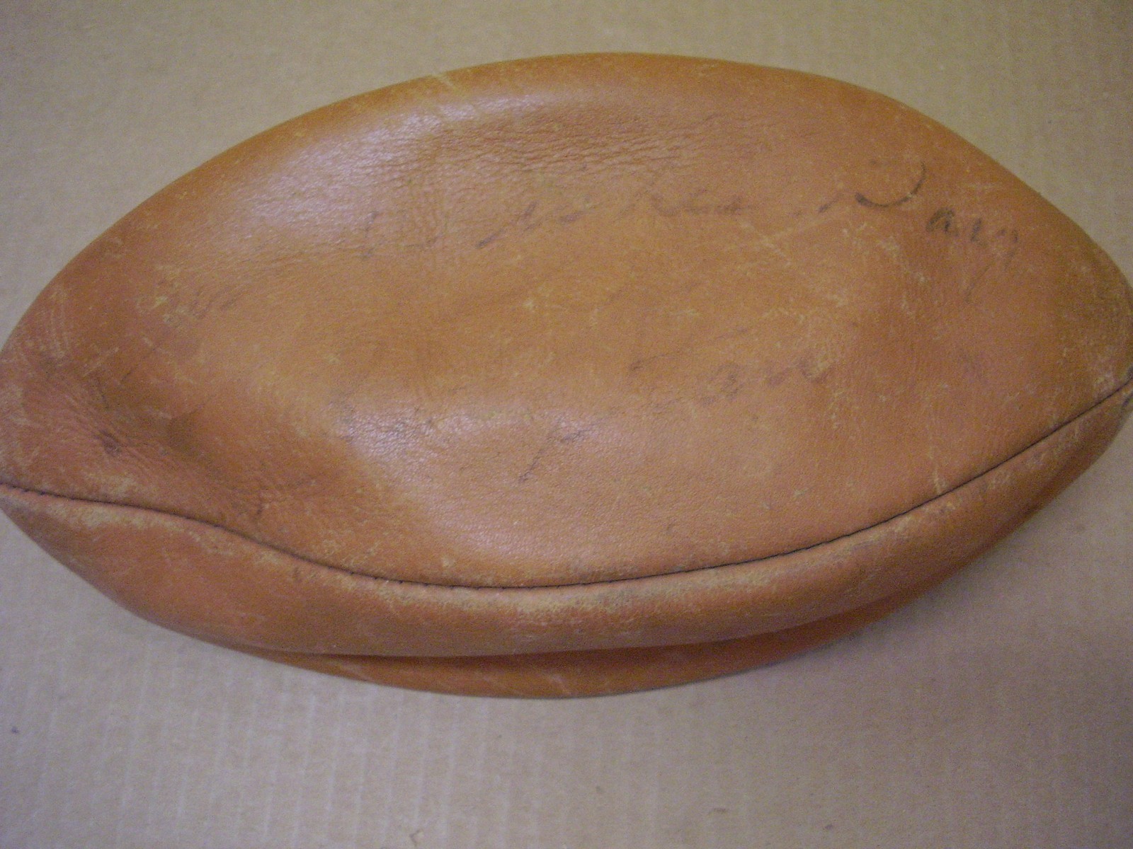 Wilson NFL Pete Rozelle Vintage Football Ball Possible Bart Starr Signature READ