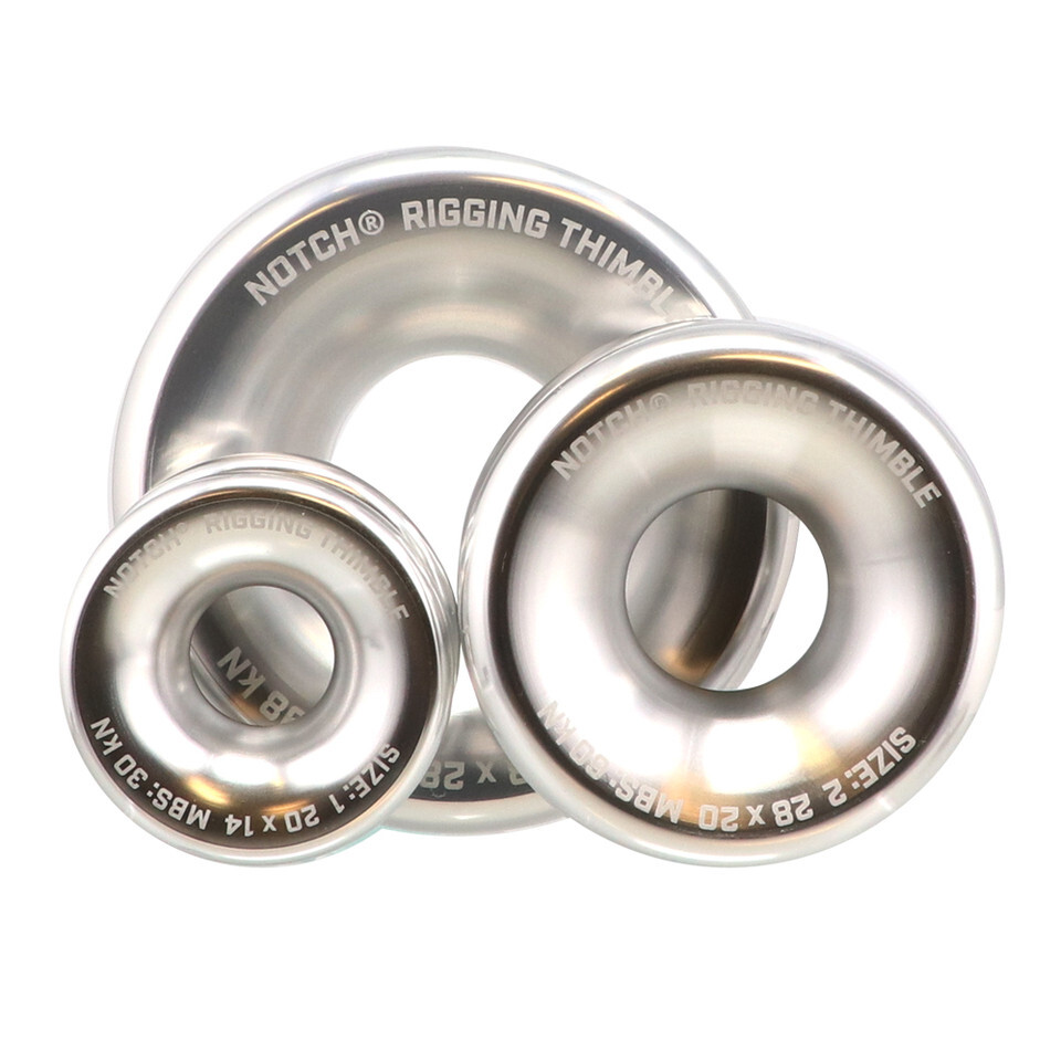 Notch Rigging Thimble - Small, Medium, Large, 40465,40466,40467