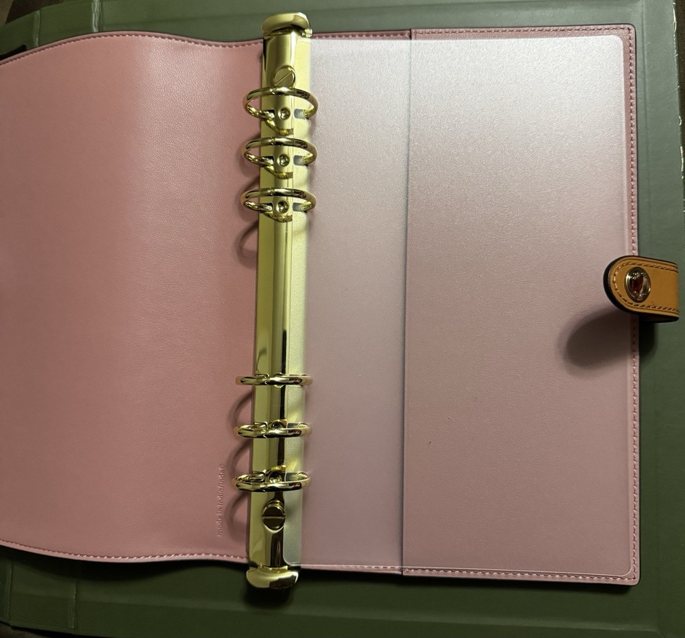 A5 Binder Adapter Insert- /25mm Gold Rings and Dashboard