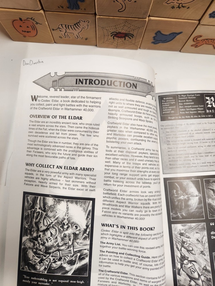 Eldar Codex - 3rd Edition (1999) Warhammer 40K OOP Softcover