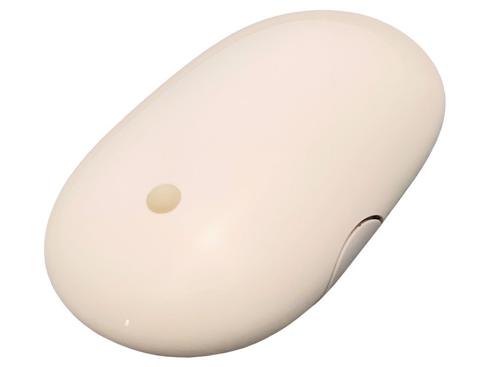 🖱️ Apple Mighty Mouse A1197 Bluetooth Wireless White Laser 4-Button Scroll Ball