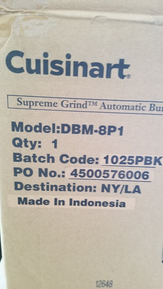Cuisinart DBM-8P1 Supreme Grind Automatic Burr Mil