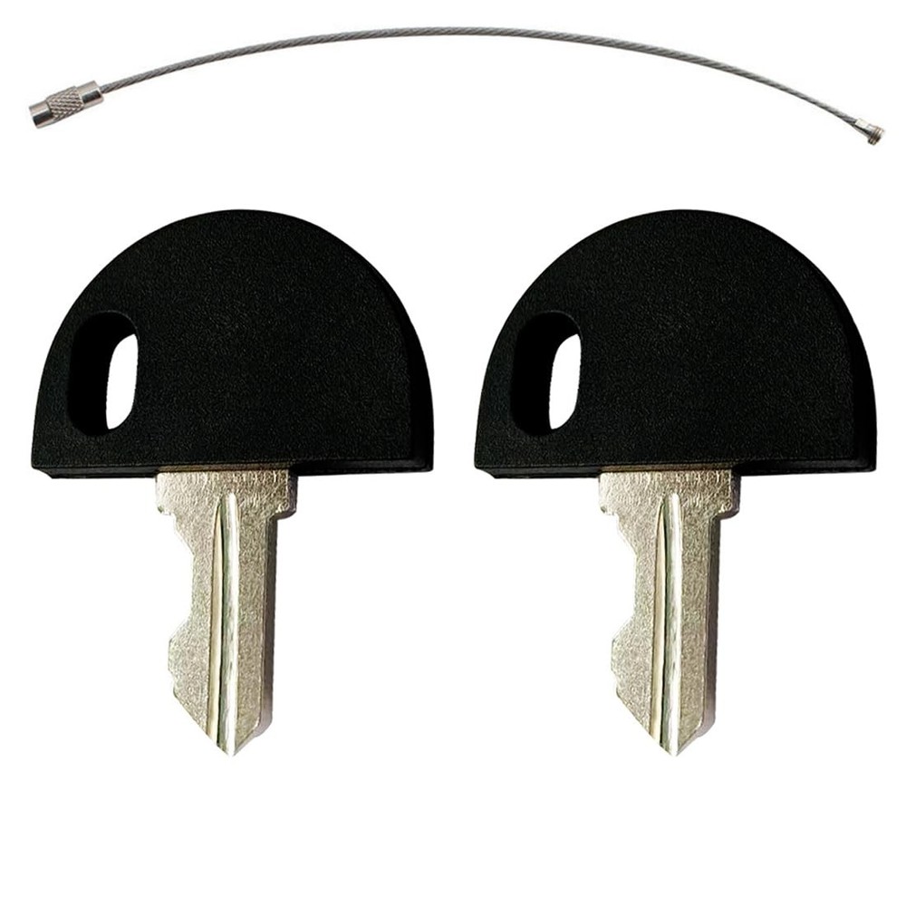 2PCS Replacement Ignition Keys for Pride Mobility Scooters – Compatible Black