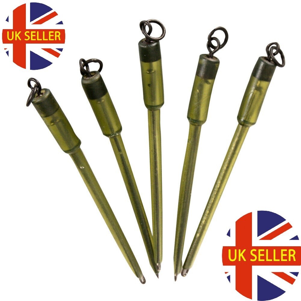 5 Translucent Green OR brown quick change solid PVA bag stems for carp fishing