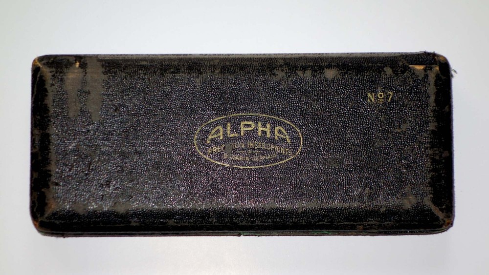 Vintage Compass Set by Alpha Precision Instruments, Bavaria, Germany, Set No. 7