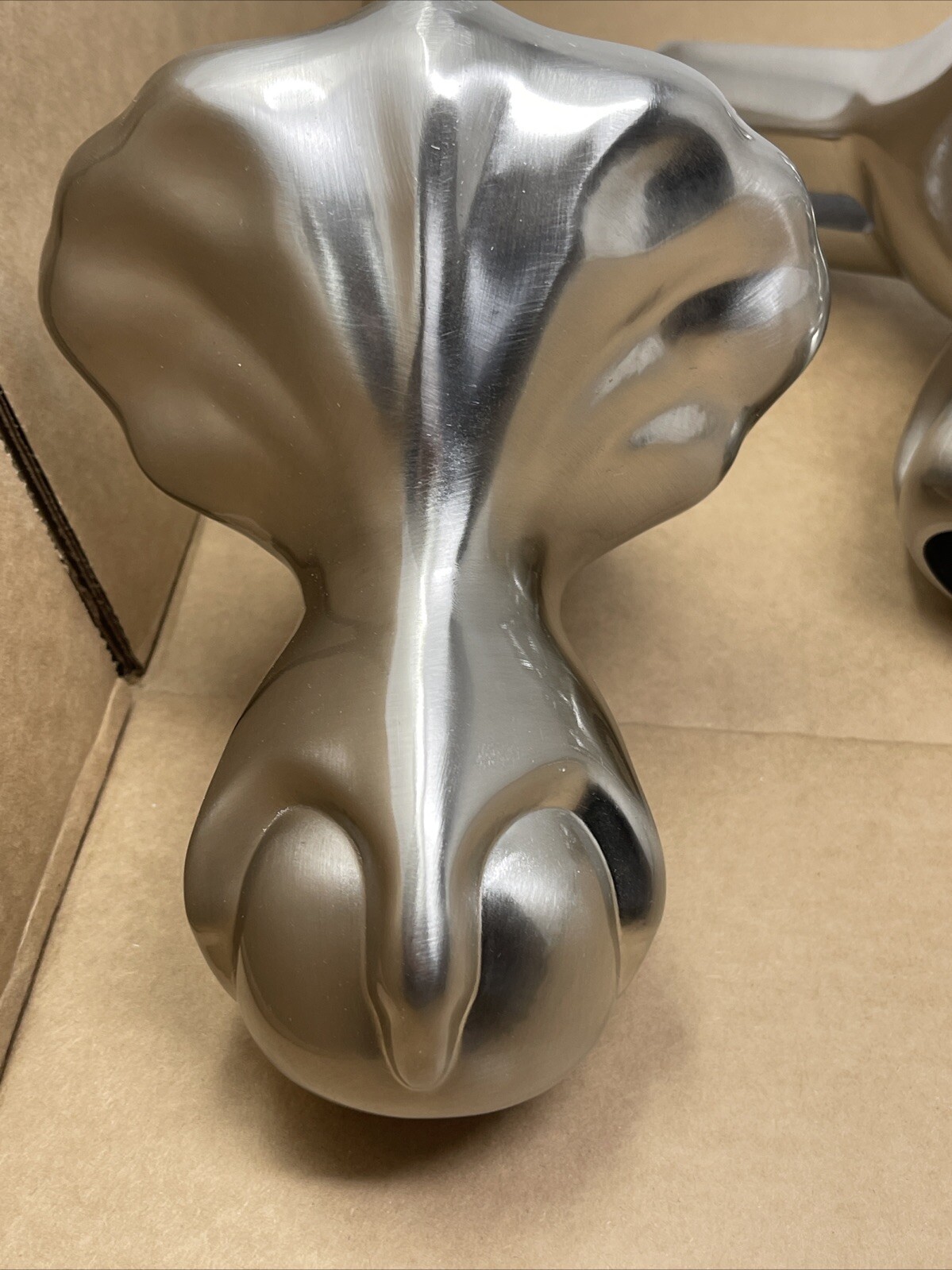 Pelham & White Clawfoot Claw Foot Bathtub Tub Feet, Brushed Nickel, Set Of (4)