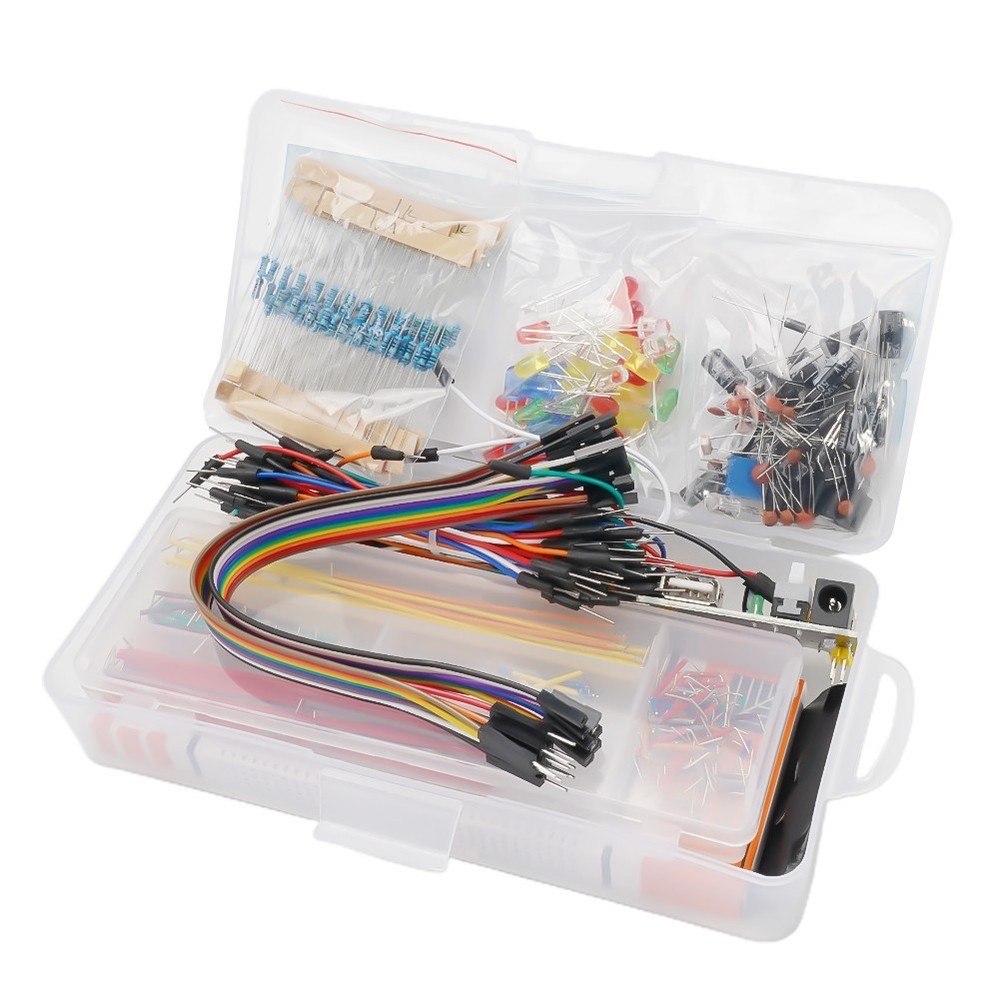 374pcs Electronic Component Set Assortment Ceramic Capacitors Industrial