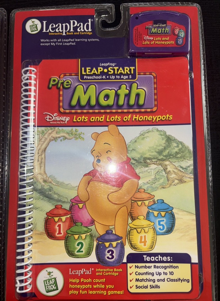 LeapFrog Leap Start Pre-Reading & Pre-Math Bundle Disney Princess & Pooh