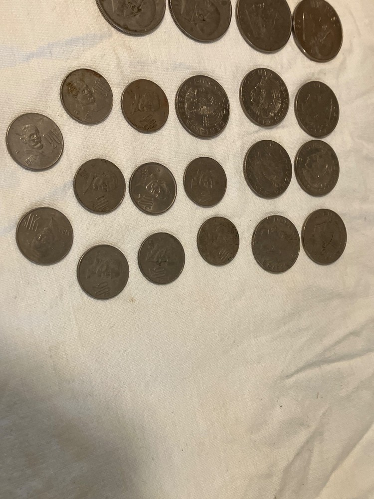 41 Vintage Mexican Coins