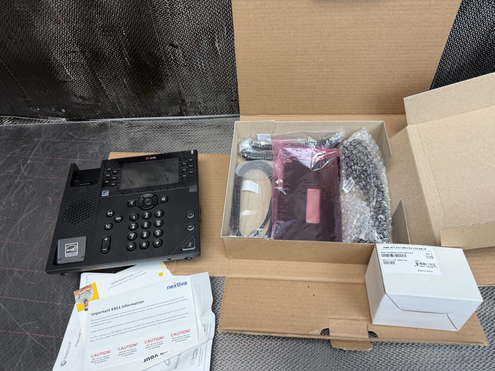 New Polycom VVX 450 w/ PWR Supply - 12-Line IP Phone PoE 2200-48840-001 ShipFast