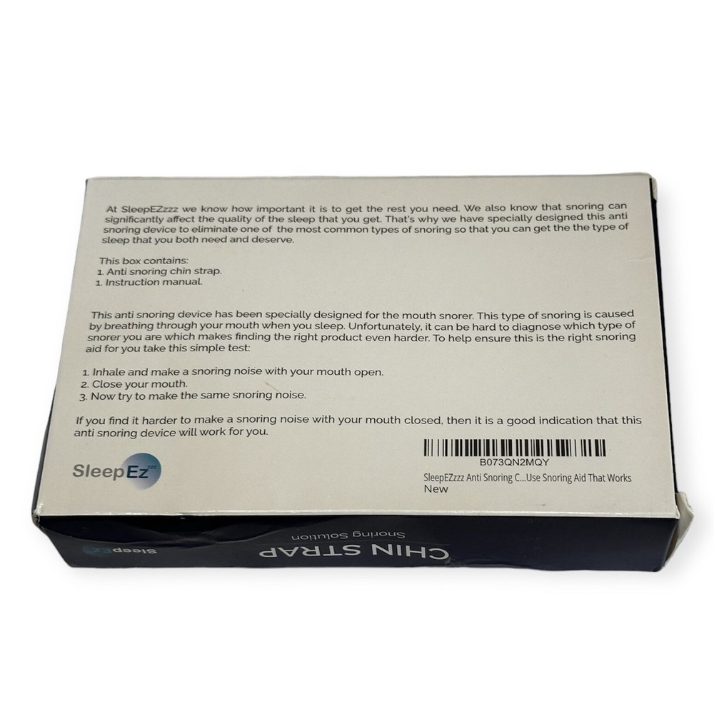 SleepEz Anti Snoring Chin Strap Snoring Solution