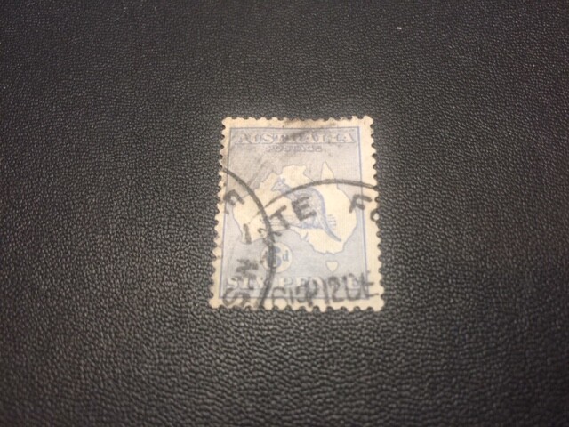 Australia stamp 8 used
