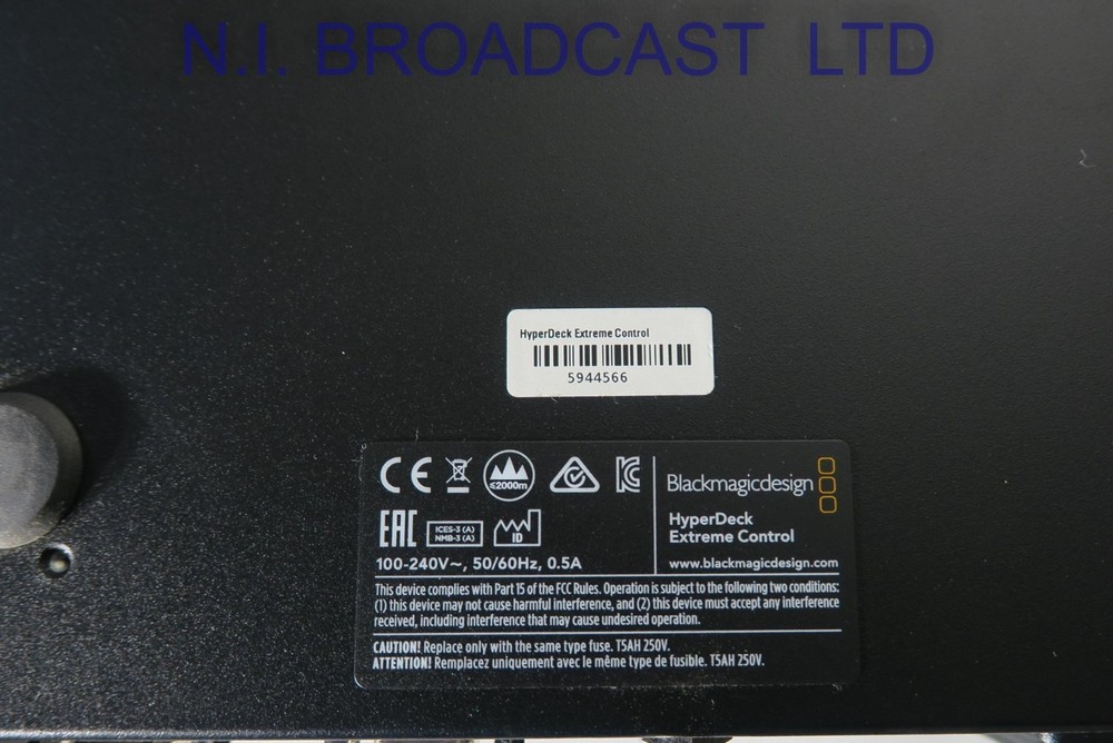Blackmagic Hyperdeck 8channel  extreme control unit