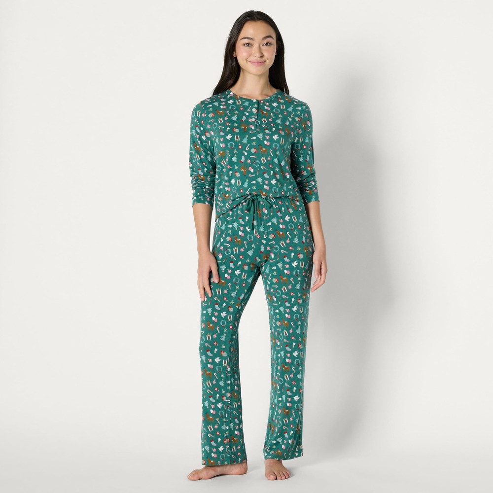 Amazon Essentials Sofia Grainge Women's Pajama Set Medium Sage Green 80 Char