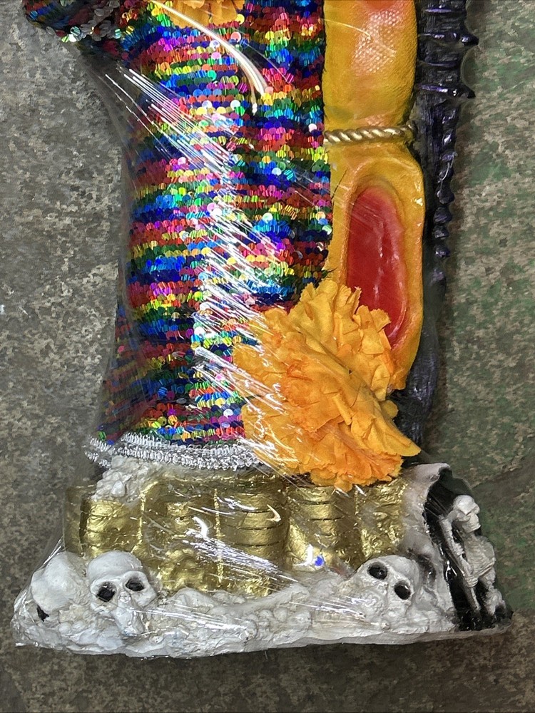 Santa Muerte Statue 30 In Multicolor