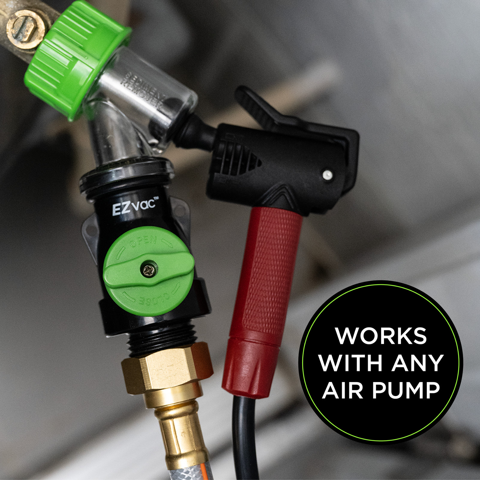 EZVac Water Heater Sediment Removal Tool – Flushes & Breaks Up Clogs