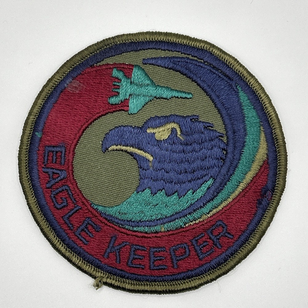 MR ALE Vintage Original Air Force USAF EAGLE KEEPER Embroidered Patch P231