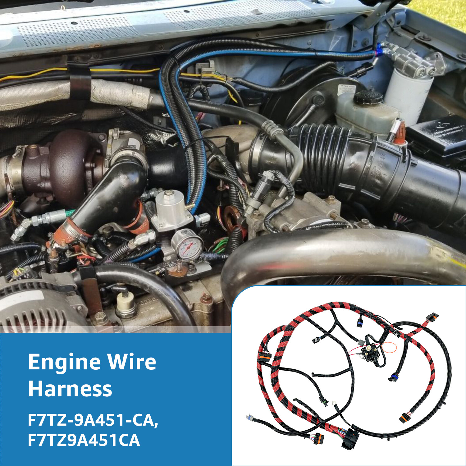 NEW Upgraded Engine Wiring Harness for 1997 Ford F-250 F-350 7.3L Diesel