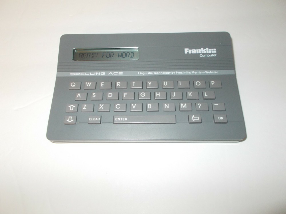 Franklin Spelling Ace Computer SA-98 Excellent Working Condition Vintage