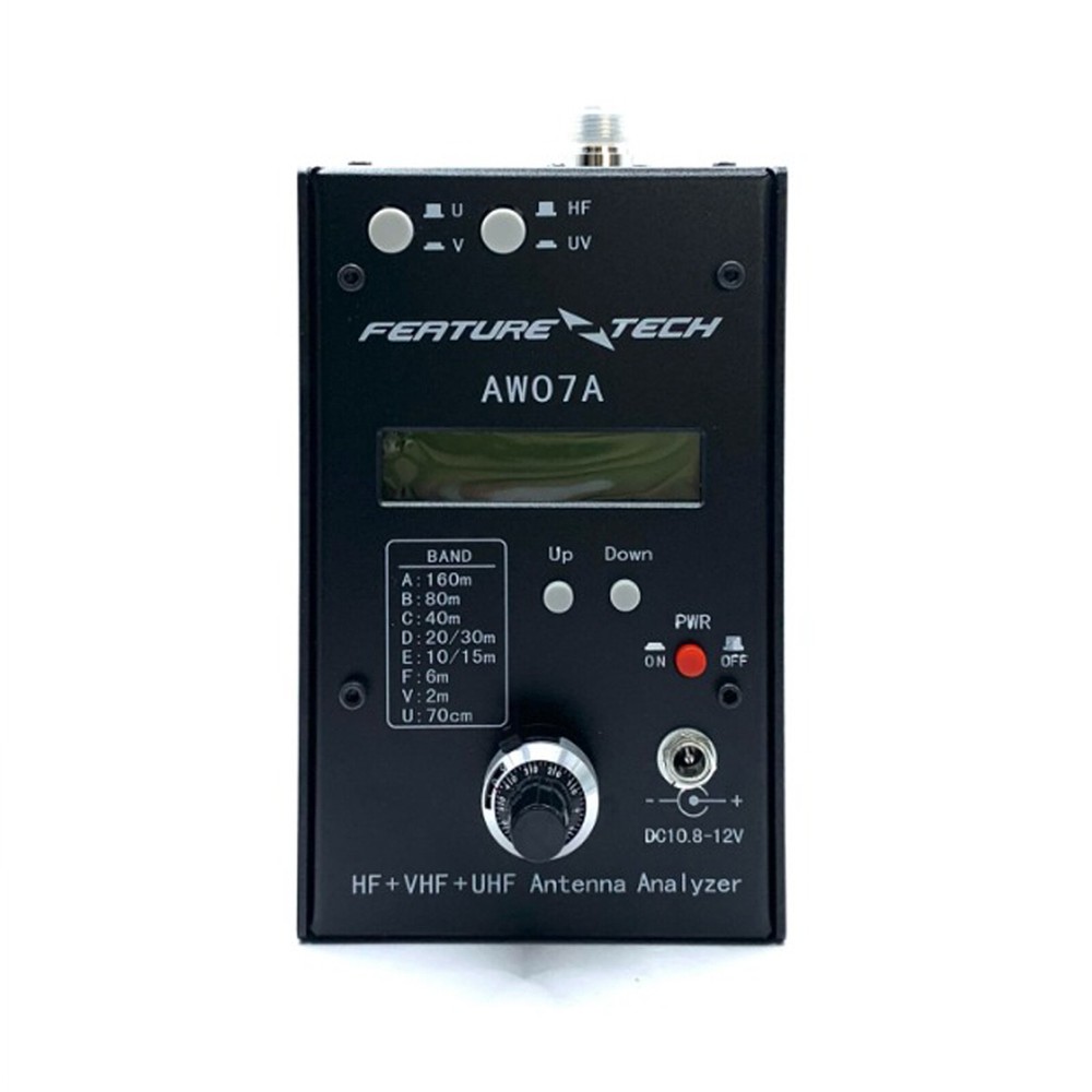HF VHF UHF Antenna Analyzer SWR Meter RF Impedance & Frequency Tester
