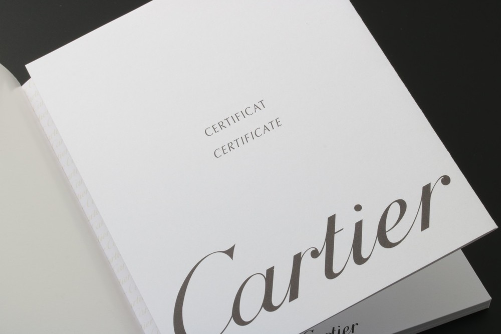 Genuine Used Cartier Watch Booklet Ephemera Dated 2001