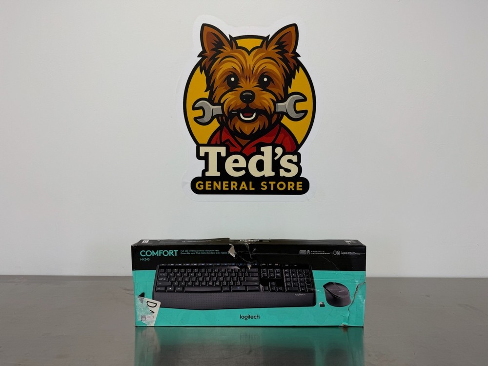 Logitech MK345 Comfort Wireless Keyboard OpticalMouse Combo Used